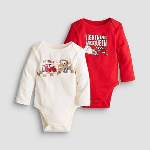 Baby Boy Disney / Pixar's Cars 2-Pack Bodysuit 6M