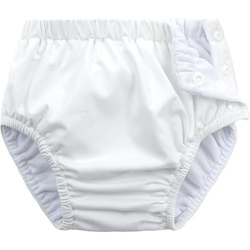 Baby Newborn Reusable Swim Diapers Washable Toddler Unisex Swim Diaper Infant Swimming Diapers White, 0-3 Months