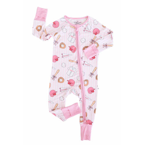 Ballpark Babes Convertible Zip Romper