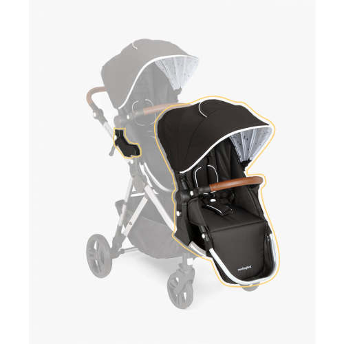 Mockingbird 2nd Seat Kit - Penny Handlebar, Black / Watercolor Canopy 2.0