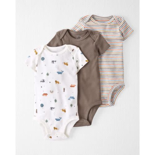 Baby 3-Pack Organic Cotton Bodysuits