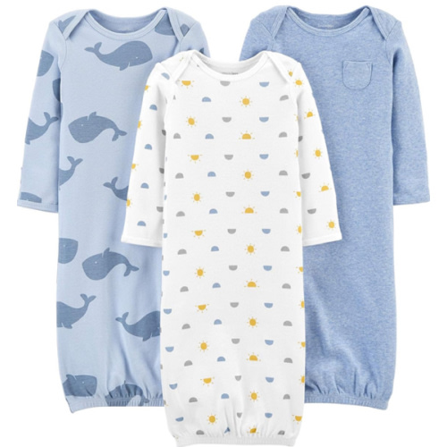 Simple Joys by Carter's Baby Boys' Cotton Sleeper Gown, Pack of 3