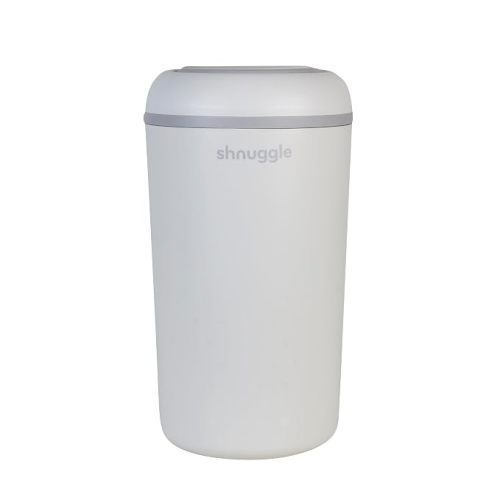 Eco-Touch Baby Nappy Diaper Bin - Odor Lock Airlock, No Costly Refills, 10L Capacity, Recyclable, Use Any Bag - White Nursery Diaper Pail