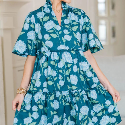 NURSING COLLECTION: Feeling Your Best Navy Floral Dress