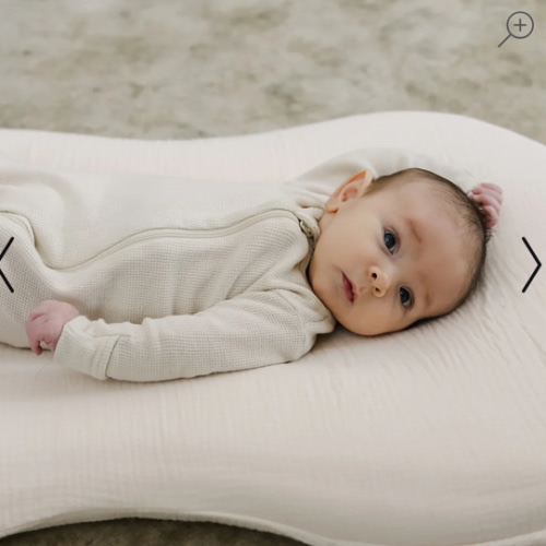 Lounger Curve Muslin Cover | Natural