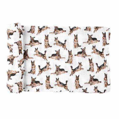 German Shepherd Swaddle Blanket