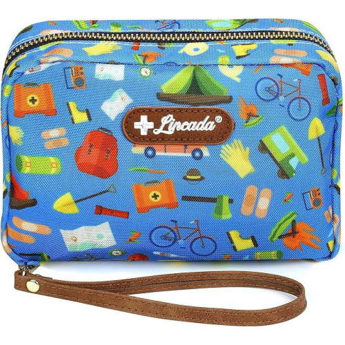 Travel First Aid Kit for Kids, 143 Pieces All-Purpose Emergency First Aid Kit for Home, Car, Diaper Bag, Camping & Hiking