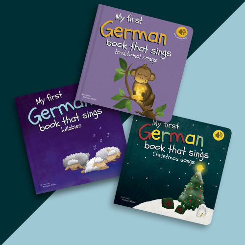 Set of 3 German Books that Sing