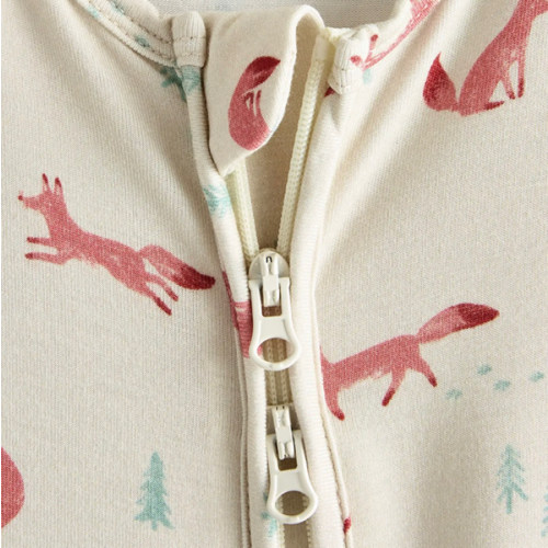 Bamboo Footie Pajama - Baby in Fox