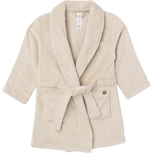Modern Moments by Gerber Baby Neutral Shawl Collar Robe, Light Beige, Large