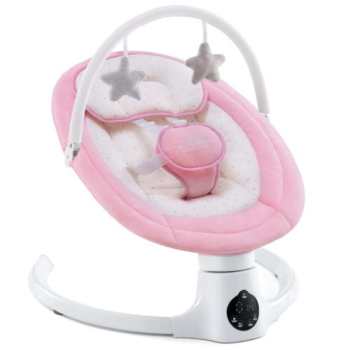 HARPPA, Baby Swing, Pink, 5 Sway Speeds, 10 Lullabies, 0–6 Months