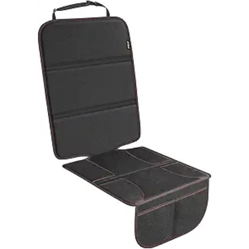 PIDO Car Seat Protector for Child Car Seat, Auto Seat Cover for Carseat Protection with Thick Padding, Waterproof Fabric and Non-Slip Base – Universal Fit for Leather and Fabric Upholstery