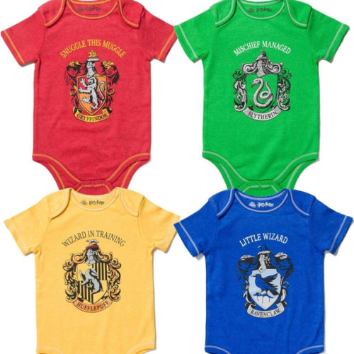 Harry Potter Baby 4 Pack Bodysuits Newborn to Infant