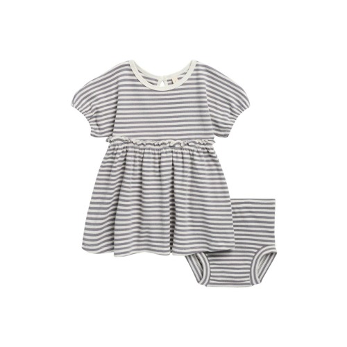 Annie Ocean Stripe Dress & Bloomers Set