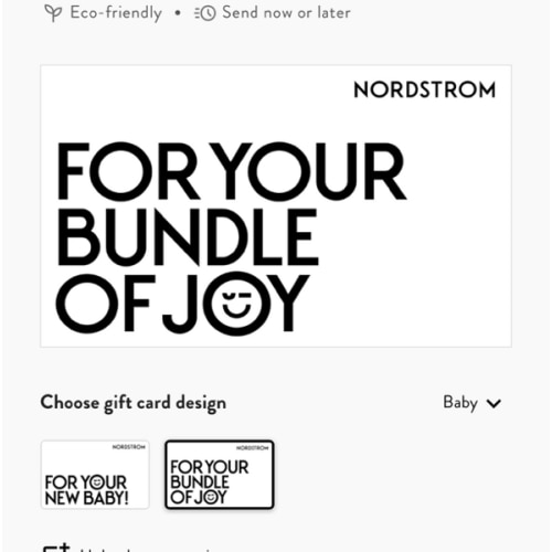 Create your gift card | Nordstrom Gift Cards by CashStar