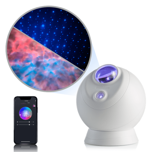 Sky Lite Evolve Multicolor Galaxy Projector | App Control
– BlissLights