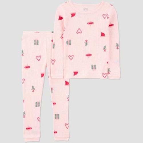 Carter's Just One You® Toddler 2pc Christmas Long Sleeve Cotton Pajama Set