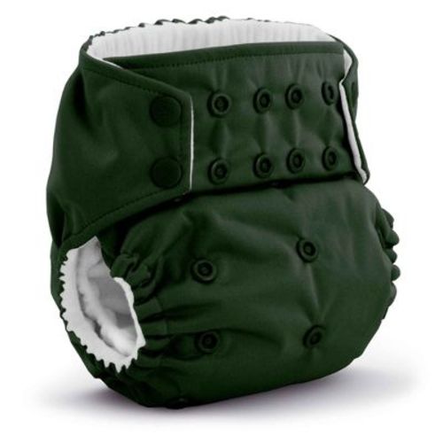 Kanga Care Rumparooz G3 Stay Dry Reusable One Size Cloth Pocket Diaper (6-55+ lbs) - Pine Green