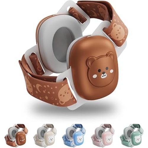 Floriogra Baby Headphones for Noise - Infant Ear Muffs Noise Protection - CE & ANSI Certified - Babies Noise Cancelling Headphones - Baby Ear Protection for 3 Months to 4 Years(brown)