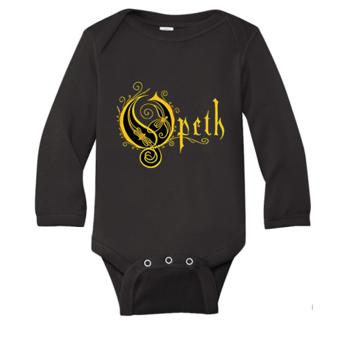 Opeth Concert Long Sleeve Baby Bodysuit By Floyd The Shop - Artistshot
