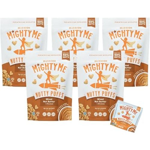 Mission Mighty Me Nutty Puffs Mixed Nut Butter