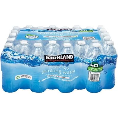 Kirkland Signature Purified Drinking Water, 16.9 Ounce, 40 Count