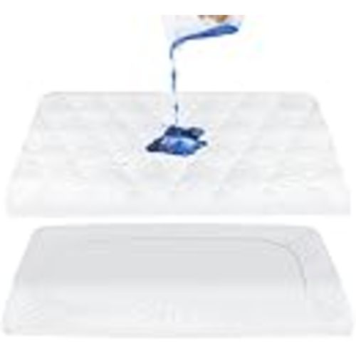 Pack and Play Mattress Pad Sheets Cover, 27" X 39" Inch | Waterproof Soft Quilted Fit for Graco Pamo Babe Pack and Play, Baby Portable Mini Cribs and Foldable Mattresses Protector Pad