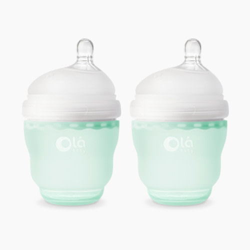 Olababy Gentle Baby Bottle - Mint, 4 oz, 2