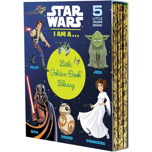 Star Wars: I Am a...Little Golden Book Library -- 5 Little Golden Books: I Am a Pilot; I Am a Jedi; I Am a Sith; I Am a Droid; I Am a Princess