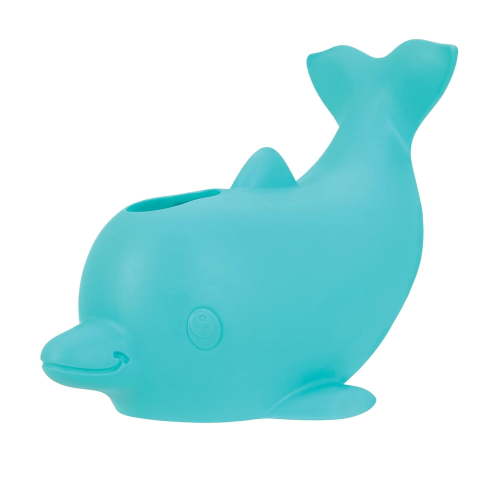 HIBIBUD Bathtub Safety Spout Guard - Compatible with Most Standard Faucets - Bath Toys - Dolphin Baby Bath Essentials