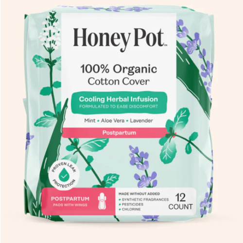 Organic Cotton Cover Post-Partum Pads