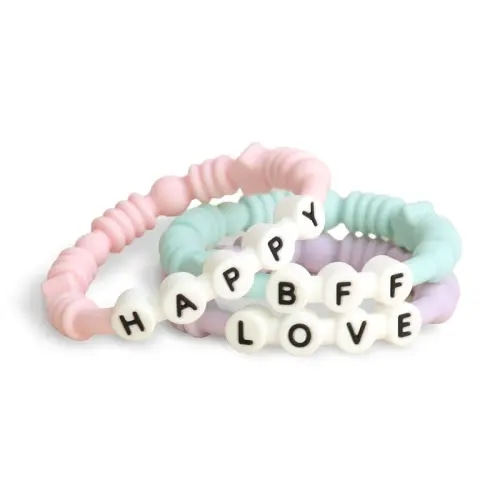 Bitzy Bands™ Teether Set - Pastel