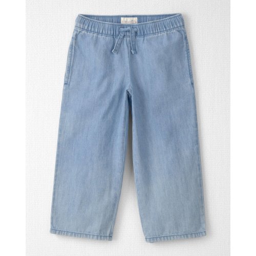 Toddler Girl Organic Cotton Chambray Pants - Little Planet | Carter's