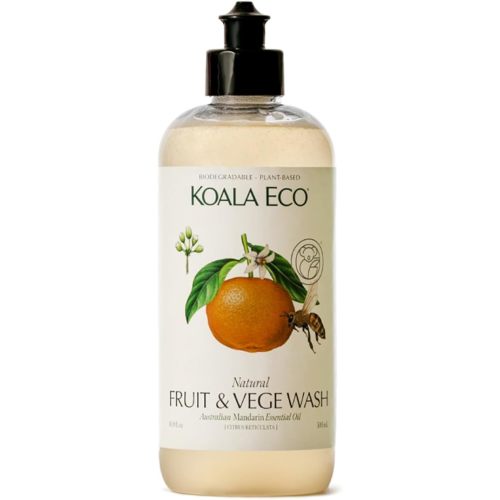 Koala Eco Fruit & Vegetable Wash - with Australian Mandarin Essential Oil - 16oz