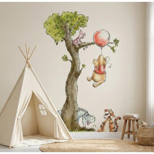 Winnie the Pooh Wall Decals, Peel and Stick Wall Stickers, Room Decor, Birthday Gift, Playroom Wall Art