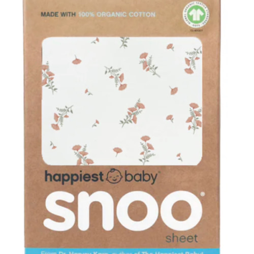 100% Organic Cotton SNOO Baby Bassinet Fitted Sheet