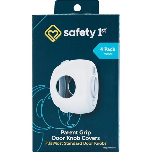 Door Knob Covers, White, One Size,4 Count (Pack of 1) (HS3260600), Packaging may vary