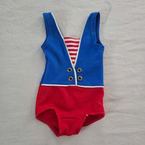 Vintage Sailor Swimsuit 12-18 months