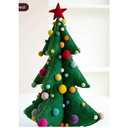 Merry & Bright Felt Christmas Tree