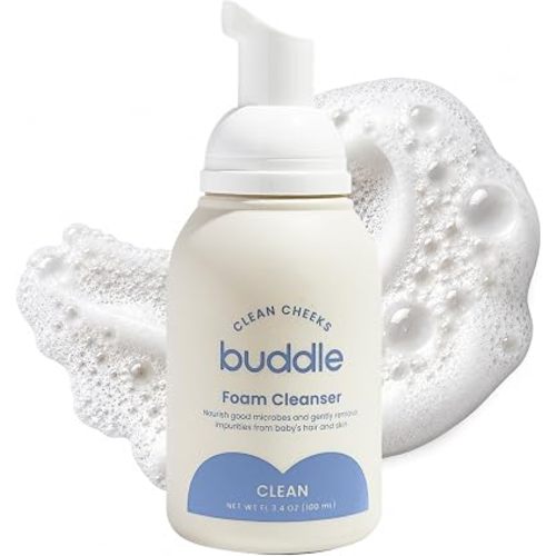 Buddle Clean Cheeks Baby Micellar No-Rinse Foam Cleanser with Chamomile
