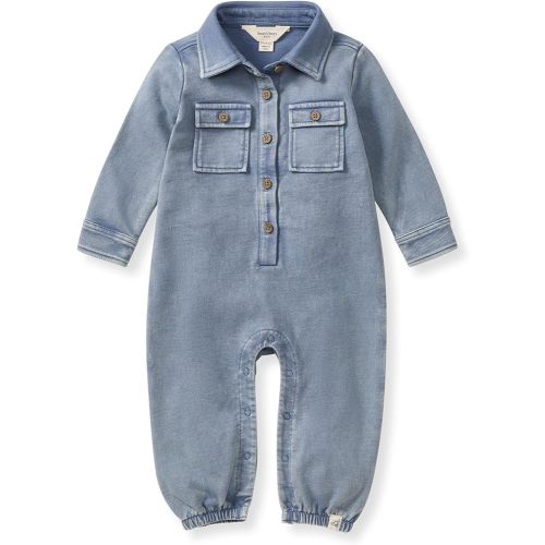 Burt's Bees Baby baby-boys Baby Boys 100% Organic Cotton Button Down Jumpsuit