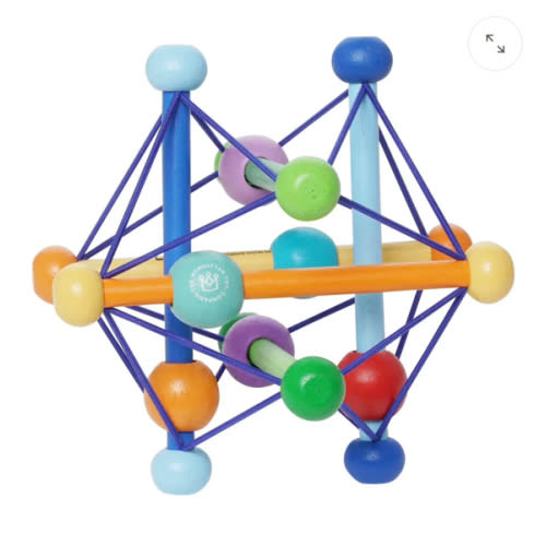 Skwish Wood Rattle & Teether Toy - Manhattan Toy Company