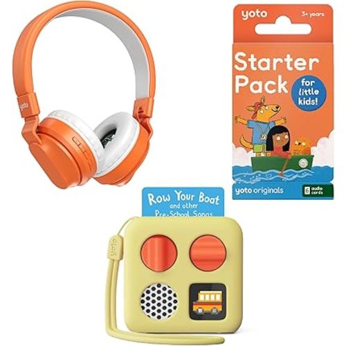 YOTO Mini Screen-Free Bluetooth Audio Player, for Stories Music Podcasts Radio White Noise