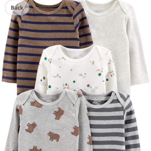 Simple Joys by Carter's Unisex Babies' Long-Sleeve Bodysuit