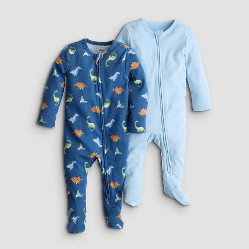 Baby Boy Jumping Beans® 2-Pack Sleep & Play One-Piece