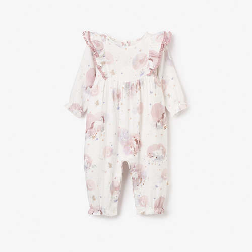 Fairytale Wonderland Organic Muslin Jumpsuit VIOLET / 6-9M