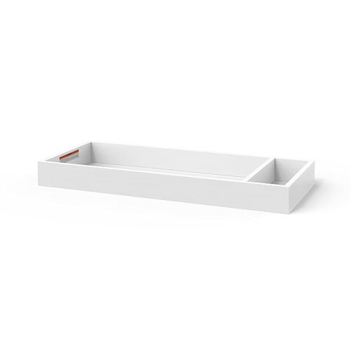 Child Craft Universal Changing Table Topper, Convert Dresser into a Changing Table Surface, Securely Attaches, Non-Toxic, Baby Safe Finish (Matte White)