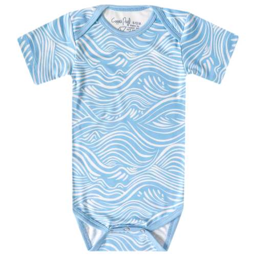 Short Sleeve Bodysuit - Surf | 3-6 months