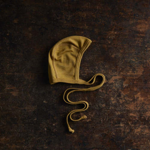 Baby Merino Wool Isidor Pixie Bonnet - Light Yellow – MamaOwl