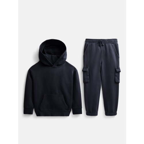 Wonder Nation Toddler Boys Fleece Hoodie and Cargo Pants Set, 2 Piece, Sizes 12M-5T